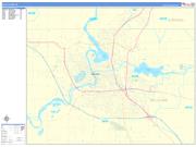 Eau Claire Wall Map Basic Style 2023